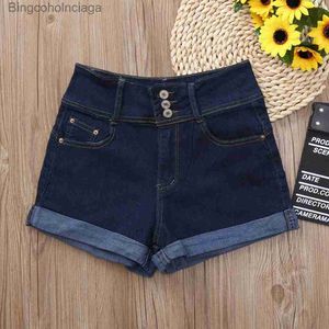 Shorts femininos shorts de jeans azul escuro Mulheres 2022 Sexy Ultra-Short Jeans Troushers Streetwear feminino y2k shortsl231222