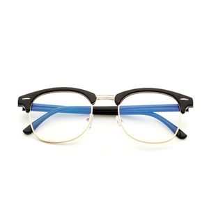 Brand anti -azul óculos de óculos de leitura de óculos Proteção Eyewear Titanium Frame Goles de jogos para homens para homens homens transparentes yeegla223f