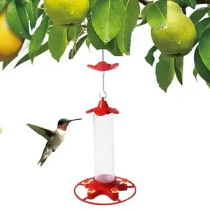 Other Bird Supplies Red Hummingbird Feeder Humming Birds Feeders For Outside Automatic Feeding And Honey Water Device Small Hummingbirds