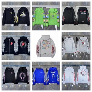 Topp hoodies casual varm hoodie designer hoodie tröja kvinnor tryckt crewneck långa ärmar jumper kvinnor blixtlås klädtröja hip hop streetwear kläder l5