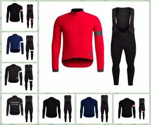 2019 Team Radfahren Long Sleeves Jersey Bib Wearable Gurt Gurt 100 Polyester Spring- und Herbststil billig Neue Ankunft 6669127189076