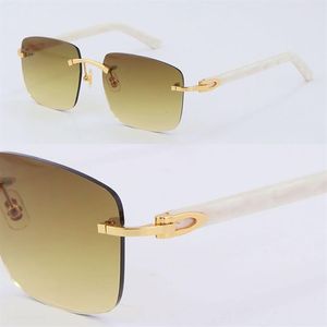 Whole Selling Plank Aztec Arms Rimless Sunglasses 8300816 Classic Pilots Metal Frame Simple Leisure Sun glasses Large Square G217A