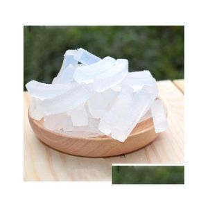 Handgjorda tvål 500 g mjölk vit bas DIY Material Transparent naturlig växt Eterisk olja Drop Delivery Health Beauty Bath Body Dhuij