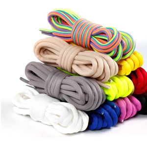 1Pair Round 120cm Shoelaces For Shoes Classic Casual Long Laces Sneakers Unisex Sports Shoe Fashion Accessories 231221