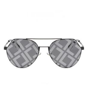 Homens de luxo de luxo, letra retro feminina, óculos de sol polarizados para mulheres, óculos de sol integral com óculos de sol Wi2777