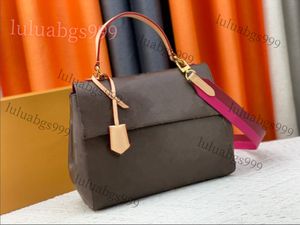 حقيبة كتف من Cluny Luxury Cluny Crossbody Counter Bag للنساء البني البقر للسيدة