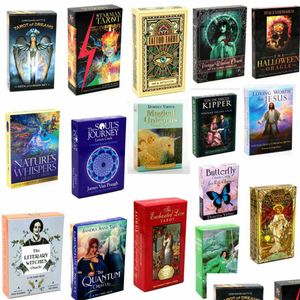 Kart Oyunları FL İngilizce Romantizm Angels Oracle Kartları Desten Tarot Çift Oyunu Doreen Virtue Baskısı Damla Damlası Toys Hediyeleri Puzzl DHPLW