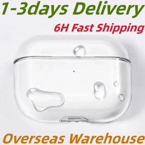 USA Stock için Apple Airpods Pro 2 2. Nesil AirPod 3 Profesyonel Aksesuarlar Solid TPU Silikon Koruyucu Kulaklık Kapağı Kablosuz Şarj Şok geçirmez Kılıf