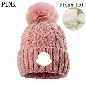 Beanie Tasarımcı Kış Şapkası Yüz Tasarımcı Beanie Hat Monc Beanie Kış Şapkası HIS-VE HERS SICAK SICAK UNISEX Şükran Günü Hediyesi