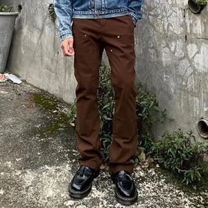 Мужские джинсы американская уличная мода Big Pocket Cumps Lose Casual Design Strate Cloth