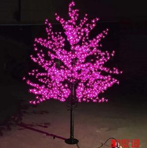 Lamps 1.5m 1.8m 2m 3M Shiny LED Cherry Blossom Christmas Tree Lighting Waterproof Garden Landscape Decoration Lamp For Wedding Party dec