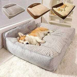 温かい犬の睡眠ベッド洗える犬犬小屋分離可能な犬クッションマット小さな犬用柔らかい居心地の良い猫ネストマスコタ231221