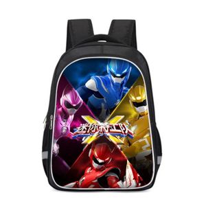 Taschen Kinder Jungen Mädchen Kindergarten 3D Cartoon Bag MiniForce/Mini Commando Muster Rucksack Charakter Buchbeutel Schule Rucksäcke