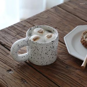 Kubki pij ceramiczny uchwyt kubek kubek kawa z pokrywką espresso kuchnia urocza porcelanowa botella de agua akcesoria
