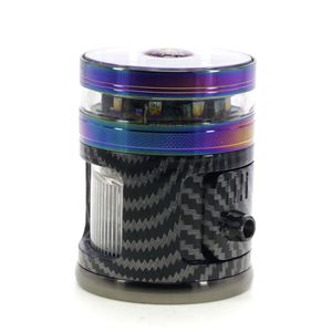 Herb Grinder Smoke Shop Russian Wheel Disk 4 Layer Large Capacity With Lamp Openings Open Holes Creative Fun Cigarette Lighter Drop De Dhcdh