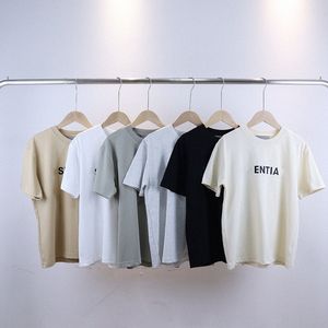 Ess barn t-shirts korta ärmar tshirts pojkar flickor sommar avslappnad t skjortor småbarn barn ungdomar barn toppar brev tryckta tees svart vit grå o6a6#