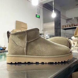 Mulheres Ultra Mini Plataforma Designer de Bottina Bottom mulher inverno tornozelo tazz tasman austrália botas de neve grossa de fundo real de couro quente e fofo botas com pele