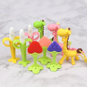 5pcslot Baby Care Accessoires Beschädigung Schnickschnalle Schnalle -Clip für Zähne für Zähne Banane Zahnbürste Molar Stick -Spielzeuge 231221