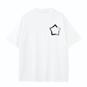 2023 Мужская футболка дизайнерская женская хлопковая хлопковая повседневная одежда с коротким рукавом размером с короткий рукав