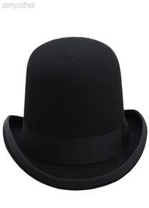 4Size 100 Wool Women Men Bowler Hat Pure Crushable Dome Fedora Hat7486060