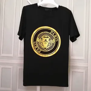 2024 Mens Designers T Shirt Man Womens tshirt With gold Letters Print Short Sleeves Summer Shirts Men Loose Tees Asian size S-5XL