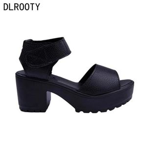 Boots Women Sandals Summer Shoes Peep Toe High Heels Woman Wedges Fashion Hook & Loop Comfortable Casual Platform Female Slides