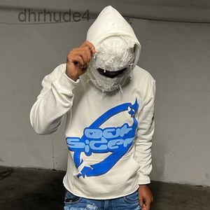 Erkek Hoodies Sweatshirts Stars Grafik Y2K Uzun Kollu Büyük Boy Hoodie Üstler Moda Hip Hop JQ9G