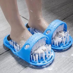 1PC Foot Brushes Remove Dead Skin Shower Scrubber Massager Bathroom Bath Cleaner Spa Exfoliating Washer Wash Slipper Tools 231221