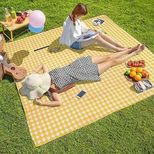 Carpets 1PC Thickened Sand-proof Outdoor Mat For Family Waterproof Portable Oxford Cloth Camping Spring Outing Picnic