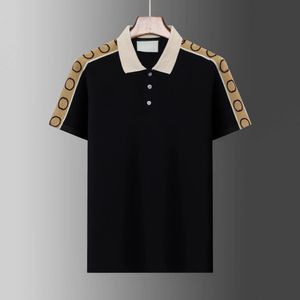 M-5XL Fashion Designer Mens Polo Shirts For Men T-shirts With Letters Summer Short Sleeve Men's Tees Shirts Medusa Luxury Tops Polos Men's Clothing