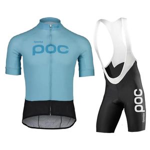 Uppsättningar cykeltröja uppsättningar män s set speedya poc kort ärm cykel skjorta kostym mountainbike enhetlig mtb kläder 2023 maillot velo hom