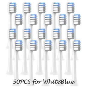 2050PCS Replacement Brush Heads for XIAOMI T200 WhiteGrayBlue Deep Cleaning Electric Toothbrush Nozzles Soft DuPont Bristle 231222