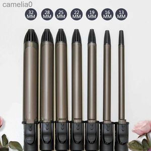 Hair Curlers Straighteners Hair Curler Professional Curling Iron 13/16/19/22/25/28/32mm erfine Wet Dry Dual Use Curler Hair WaverL231222