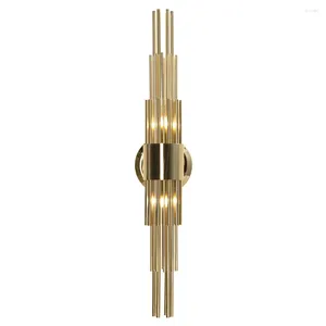 Wall Lamps Modern Stainless Steel Lights Living Room Decoration Gold Sconce Hallway Lighting