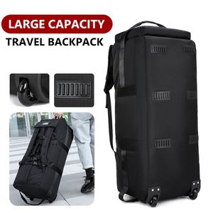 Foldable Traveling Wheeled Bags Unisex Universal Travel Bag with Wheel Large Capacity Lage Storage Handbag Waterproof XM135 231221