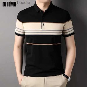 Men's Polos Top Grade Divided Process Cotton Fashions New Shirt for Men Summer Luxury Brand Short Sle Tops Casual Men Clothing L231222