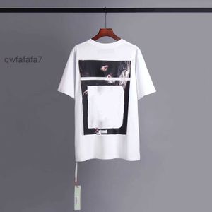 Mens T-shirts t Shirt Mens Womens Designers T-shirts Loose Tees Tops Man Casual Luxurys Clothing Streetwear Shorts Sleeve Polos Tshirts Size Offes White 5YN6