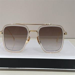 Designer occhiali da sole per uomo Mashion Brand Style Mens Vintage Retro Sunglass Sunqua quadrato forma donna Gold Frame Gold Eyewear UNSEX UV 2362