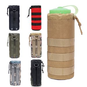 Outdoor Sports Tactical Molle Pouch Water Bottle Pouch Bag Hydration Pack Assault Combat Camouflage NO11-656B