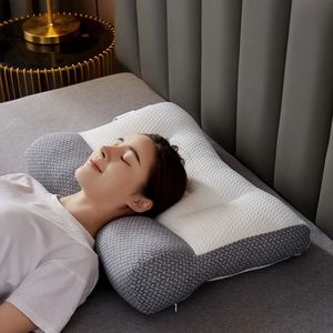 Super Ergonomic Pillow Ortopedic All Posições de Sleeping Contorno Cervical Neck para e alívio da dor no ombro 231221