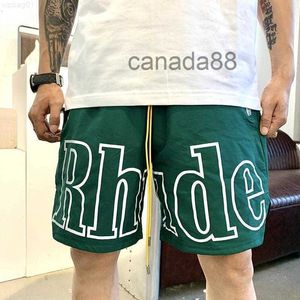 5a Rhude Shorts Designers Mens Basquete Calças curtas 2021 Luxurys Summer Beach Palm Letter Moda Moda 23SS Sortpants T51a