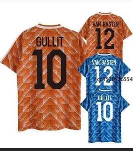 Top Classic 1988 Retro VAN BASTEN TShirt 2020 GULLIT Personalizzata GULLIT #10 H1020