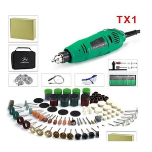 Professiona Electric Drills Dremel 260w 미니 드릴 조각가 로터러리 도구 연마 하인 전원 5 변성 속도 조각 액세스 DHZWB