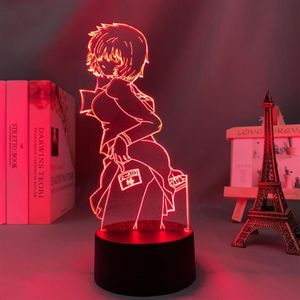 Gece Işıkları Gizemli Kız Arkadaşı X Urabe Çocuk Yatak Odası Dekorasyonu için LED Işık Doğum Günü Hediye Odası Masa Akrilik 3D LAMP255Z