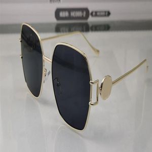 2023 Nya klassiska polariserade solglasögon Kvinnor Designer Luxury 2023 Brand Eloy Metal Polaroid HD Tempered Glass Lens Retro Glass S2955