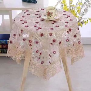 Small Round Table Cloth Pvc Waterproof Oil-proof Round Tablecloth Household Modern Simple Coffee Table Cloth 231221