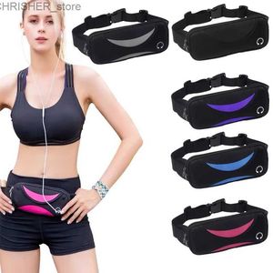 Bolsas ao ar livre unissex impermeabiliza a cintura de correr Bagsport cintura pacote de telefone celular bolsa de ginástica saco de fitness esporte de cinto de correr Bagl231222