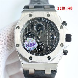 JF 26238 Motre be luxe luxury Watch designer watchs 42mm 3126 chronograph mechanical movement steel case Relojes men watches wristwatches waterproof