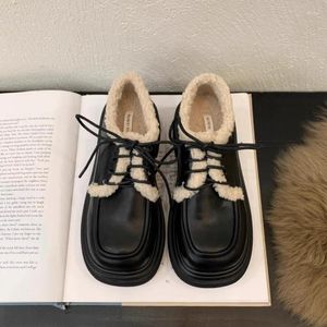 Scarpe vestito Shanpa Vintage England Style for Women Platform Lolita PE ILLEGANTE CASA CHUAD CINETTO JK Inverno imbottiti calzature imbottite