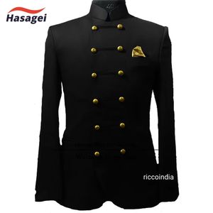 Fantasia Homme Red Suits Men Capitão Capitão Calças Groom Casamento Slim Fit terno Party Tuxedo Blazer 2 peças 231221